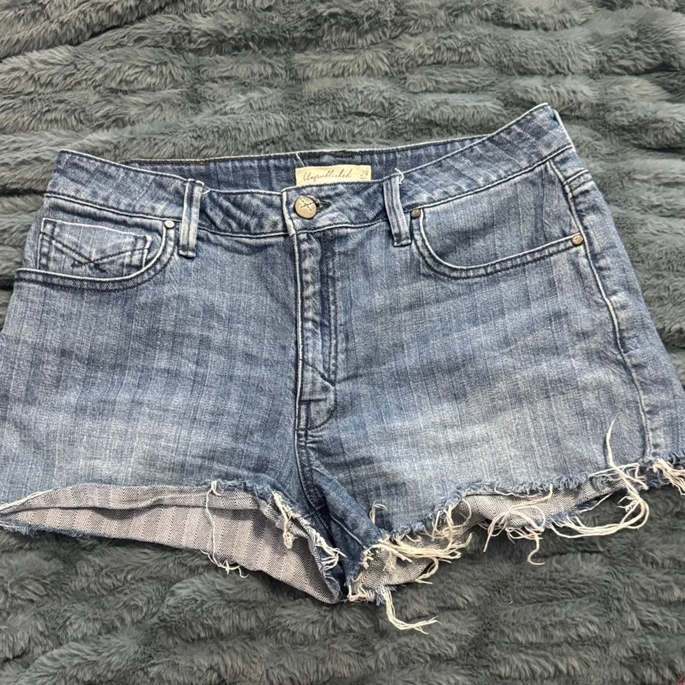 Casual Blue Denim Jean Shorts